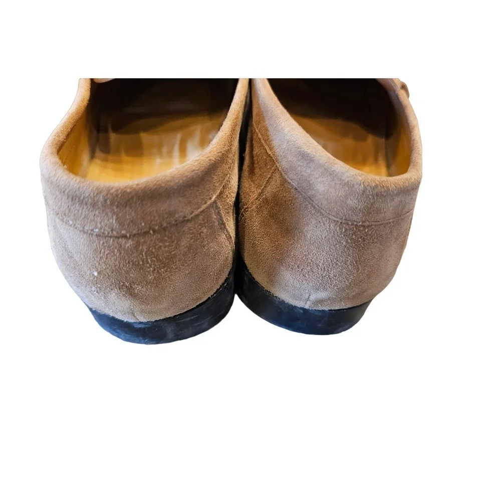 Clarks Driving Shoes Men's Size 11 M Brown Leather Casual Penny Loafers #